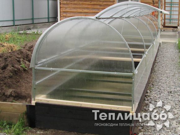 Парник Рада Бабочка под поликарбонат, ширина 1,3 метра